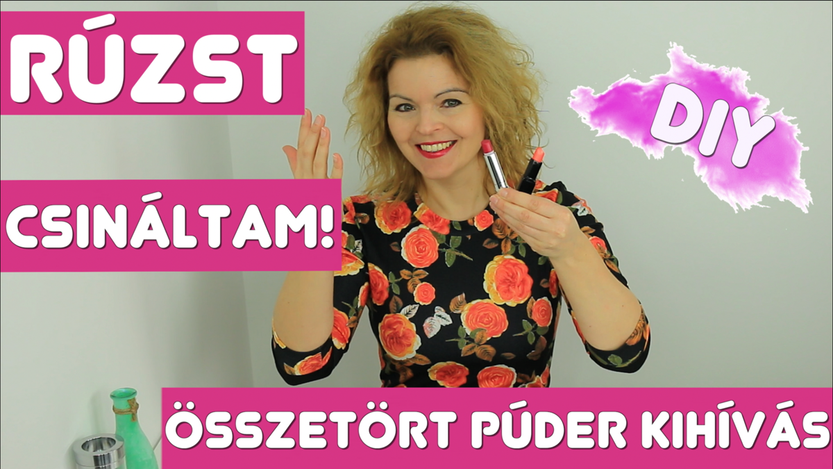 Rúzst csináltam! Összetört púder kihívás DIY Rúzst csináltam! Összetört púder kihívás DIY